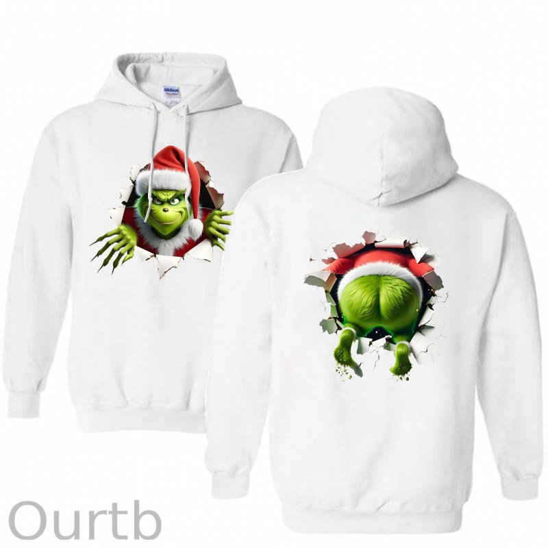 Christmas Funny  Pattern 100% 300g Cotton Classic Hoodie